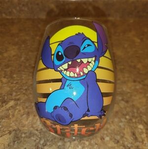 Disney Stitch Tear Drop 20 oz Wine Glass